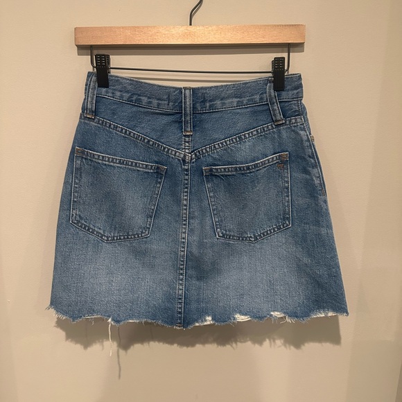 Madewell size 25 rigid a line skirt - Picture 2 of 7
